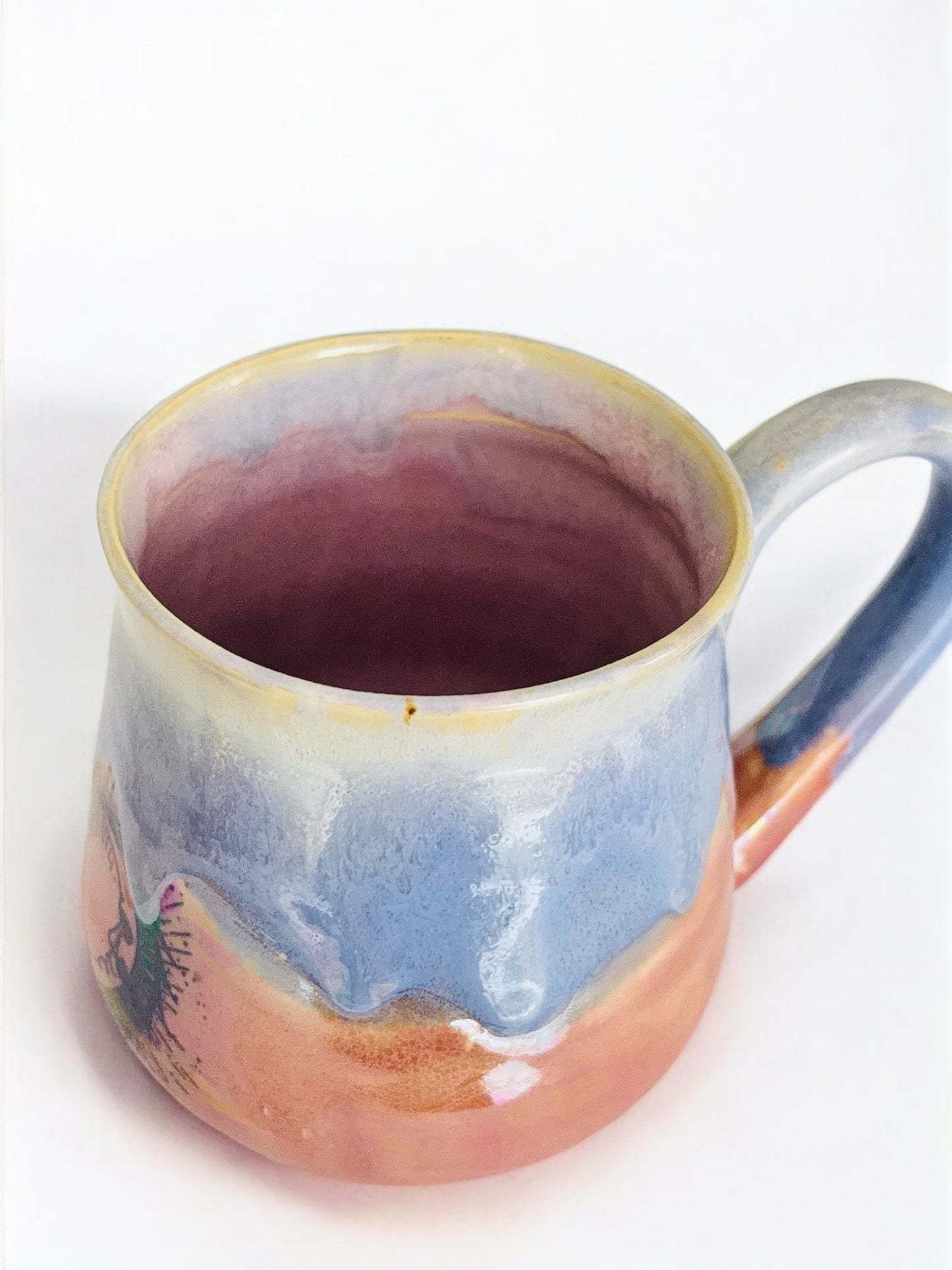 Tasse "Under the Moon" ,poterie faite main.