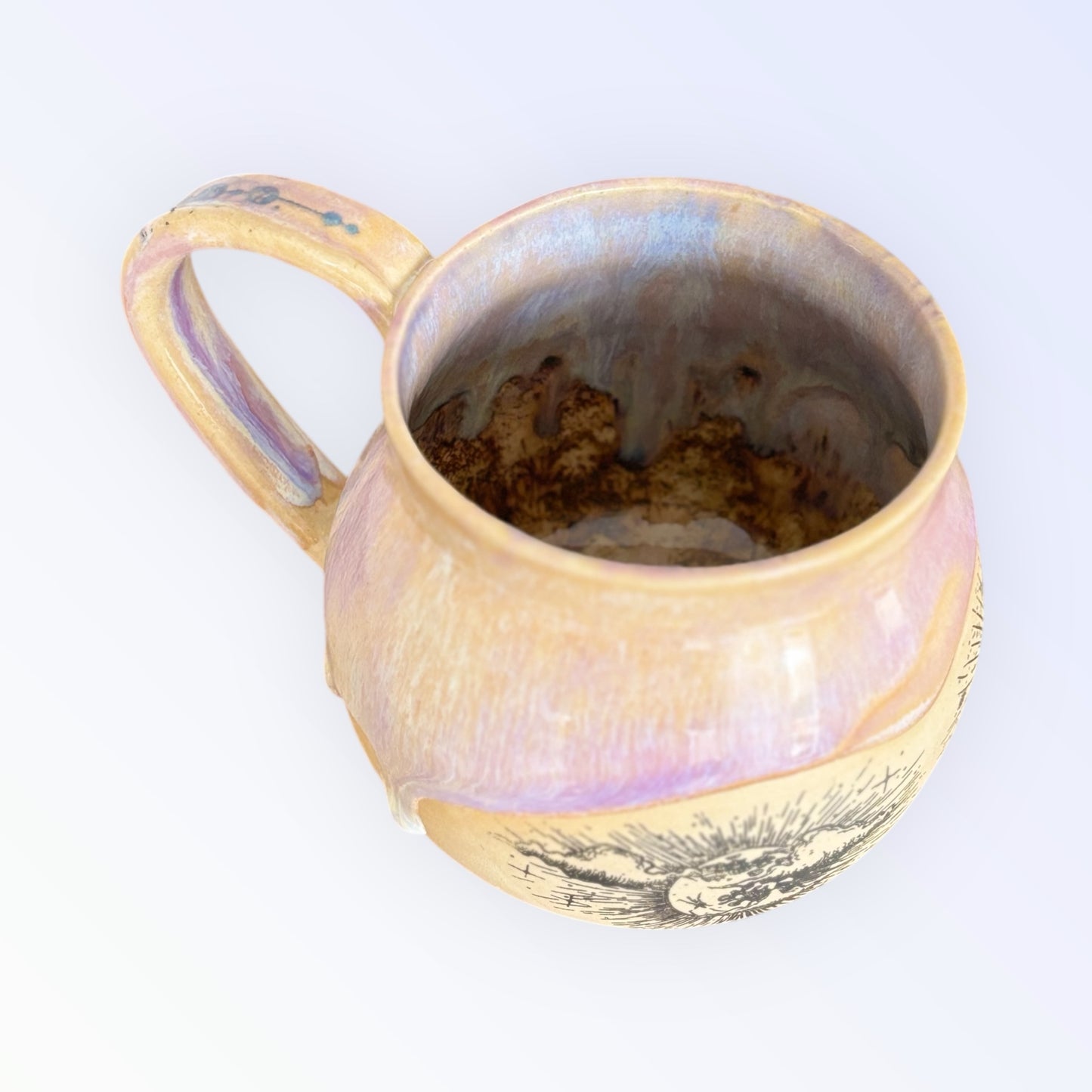 Tasse "Under the Moon" ,poterie faite main.
