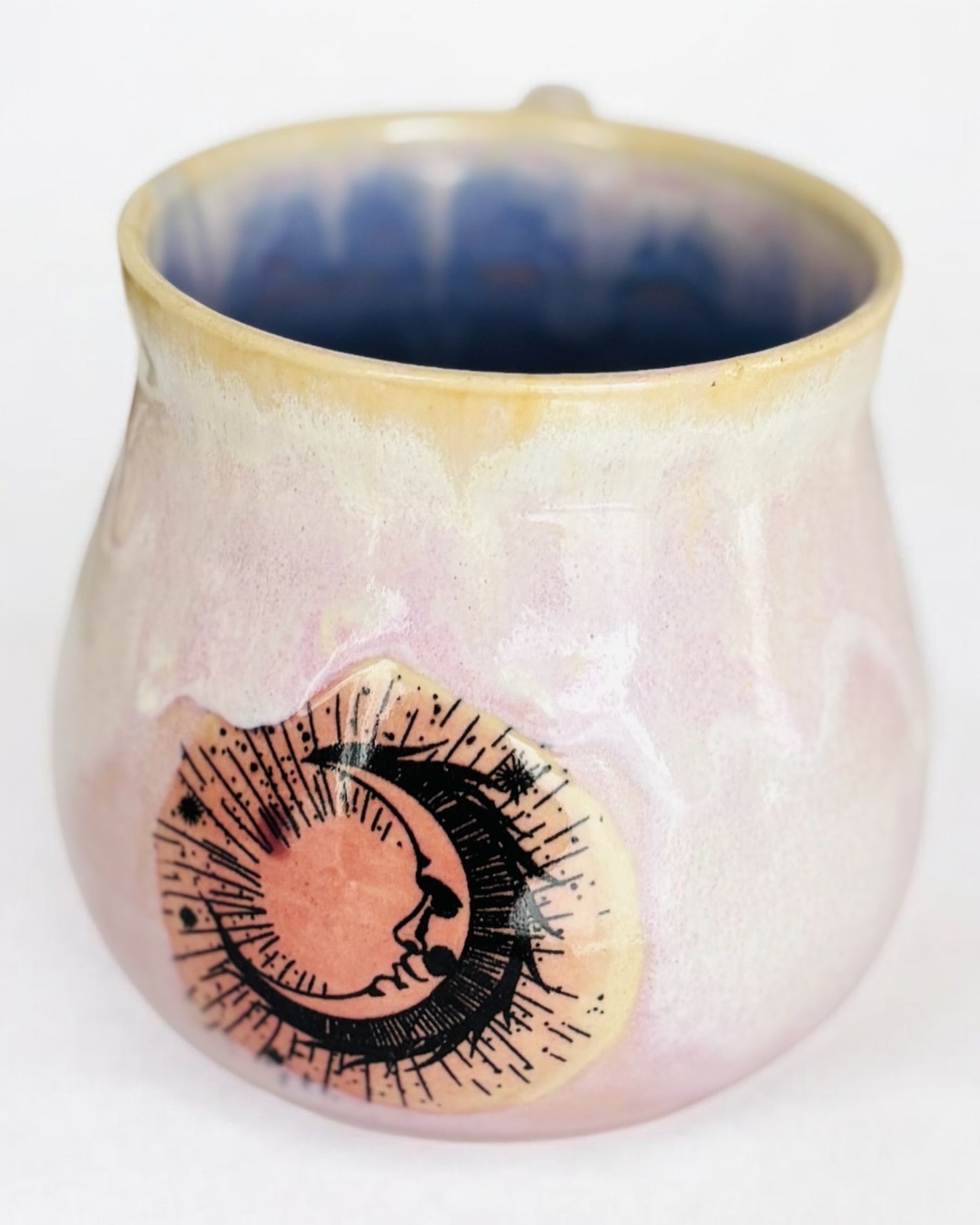 Tasse "Under the Moon" ,poterie faite main.