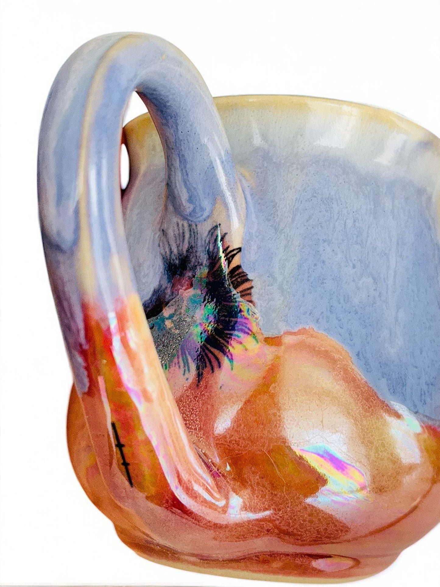 Tasse "Under the Moon" ,poterie faite main.