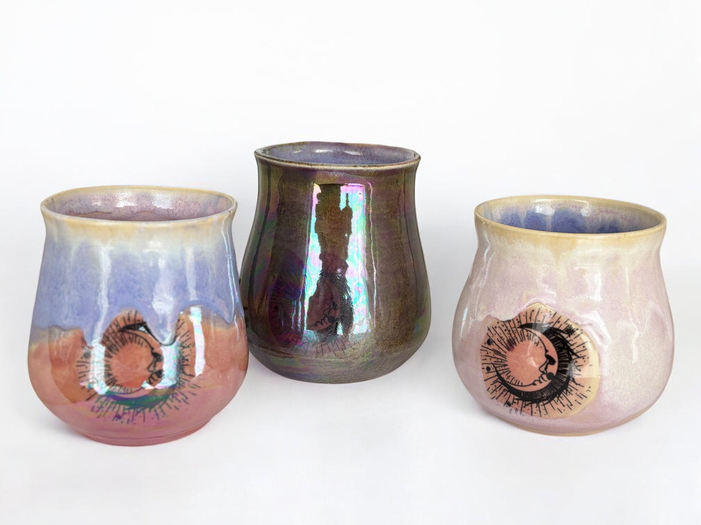 Tasse "Under the Moon" ,poterie faite main.